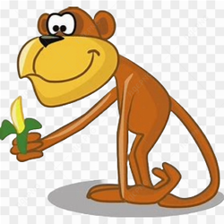 Monkey animal animation