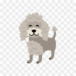 Transparent puppy image