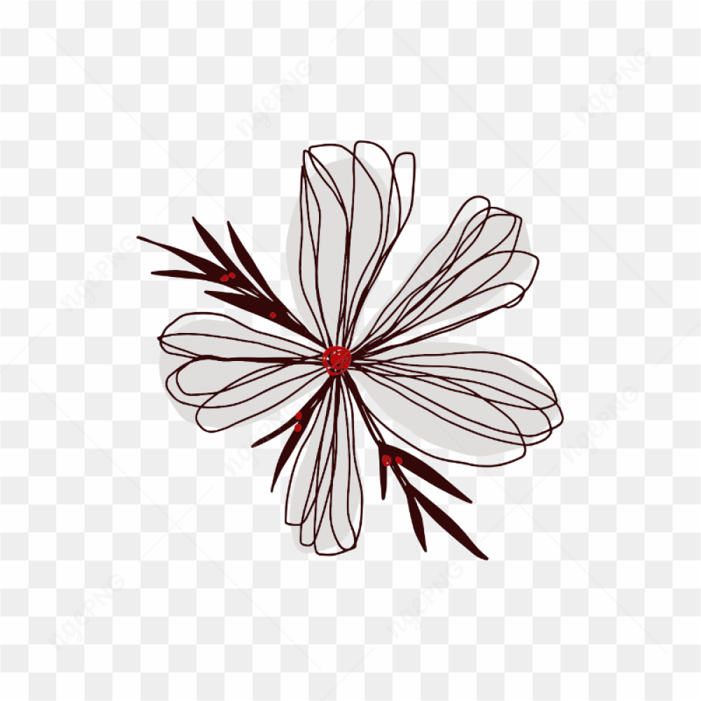 Tranparent flower collection