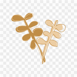 Transparent small leaves