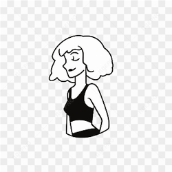 Transparent lady image