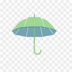 Green color umbrella