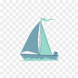Sailing boat sketch