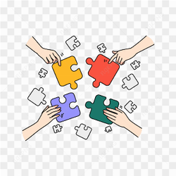 Creating puzzle together