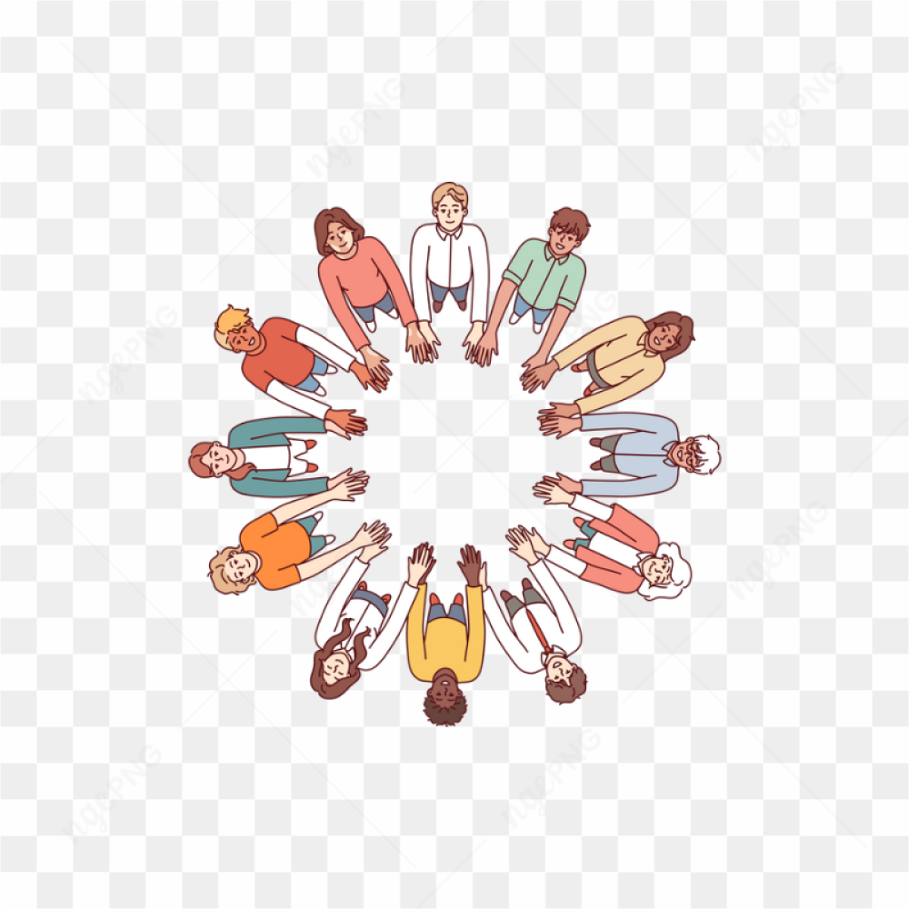 People gather together
