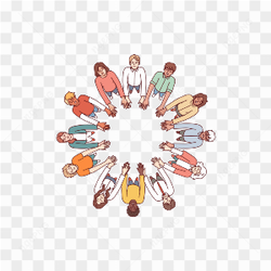 People gather together