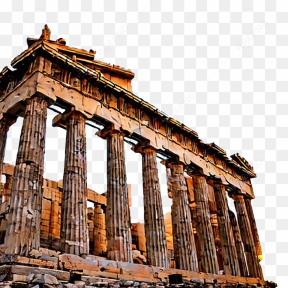 Athens parthenon backdrop