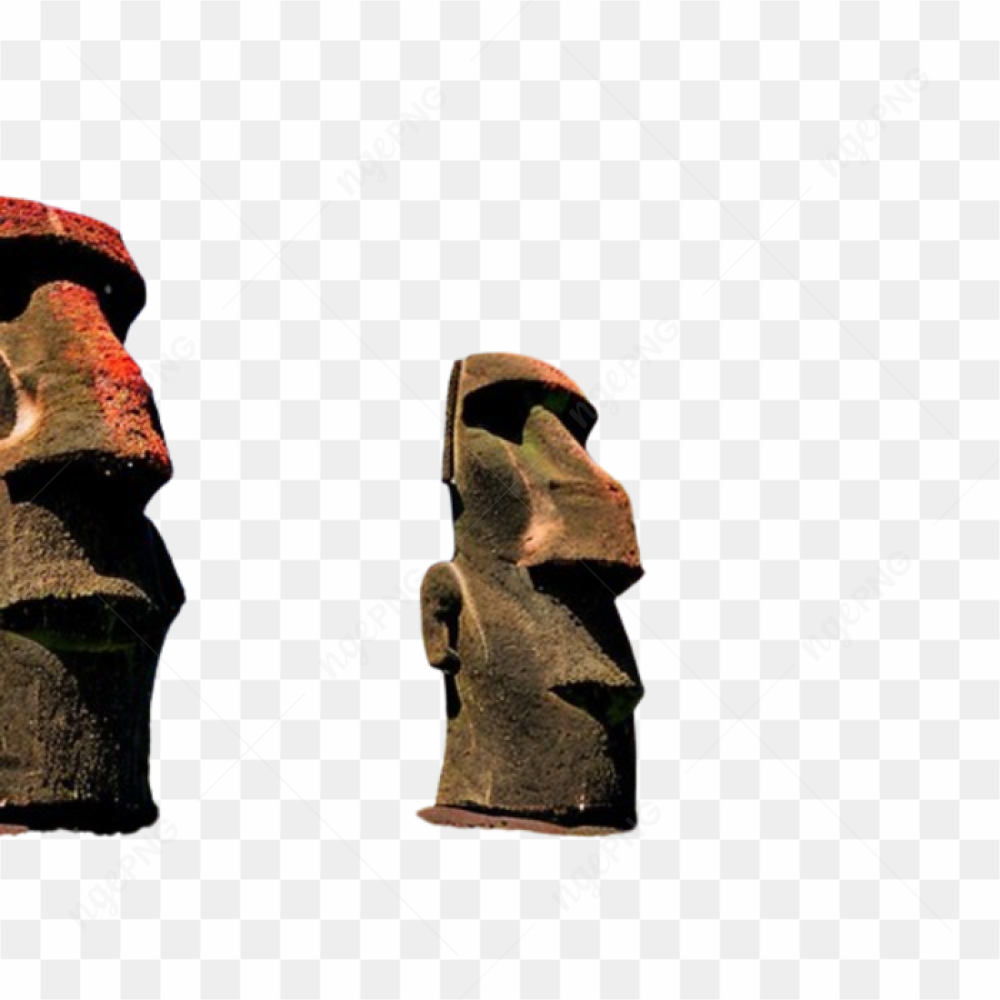 Moai statues easter islan chile