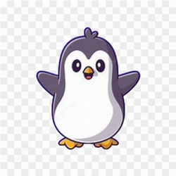 Animation animal penguin