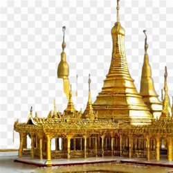 Birmania Shwedagon Pagoda golden stupa