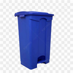 Blue Plastic Dustbin