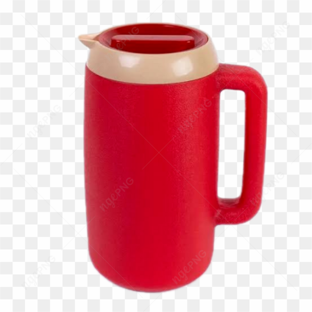 Red Plastic Jug