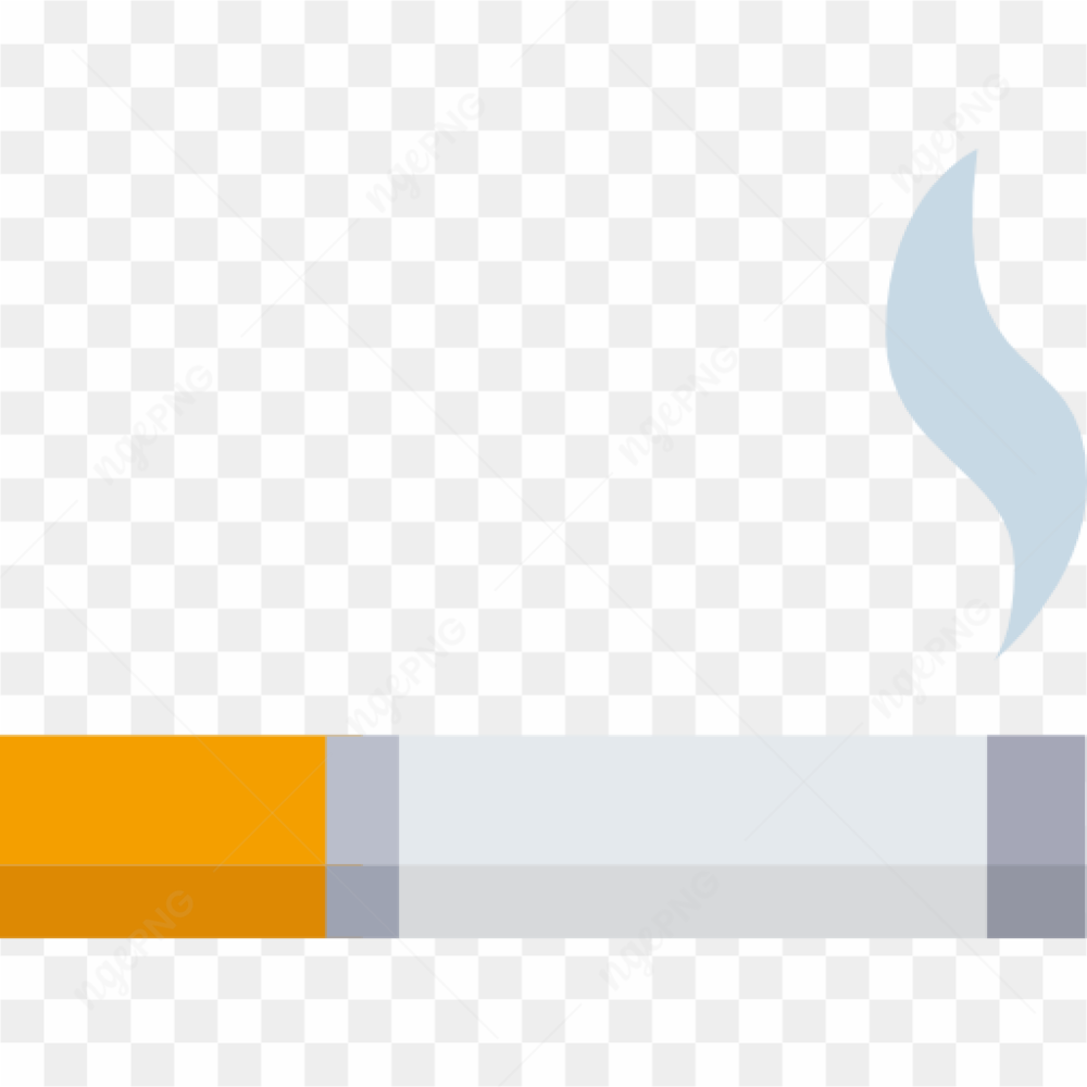 Single Smoking Cigrette