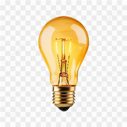Yellow Light Bulb