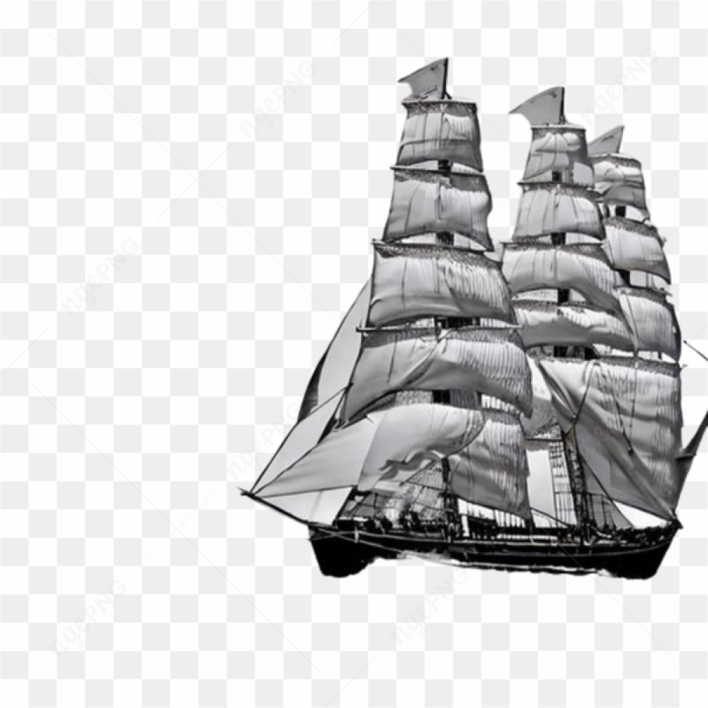 Sailing ship boat ocean