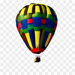 Hot air ballon sky