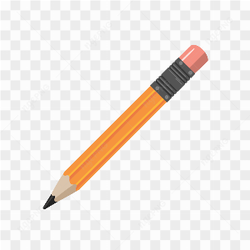 Wooden school pencil