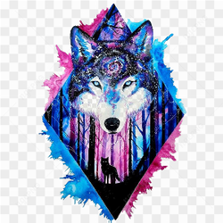 Symbole loup wolf
