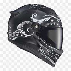 Casque moto right profile