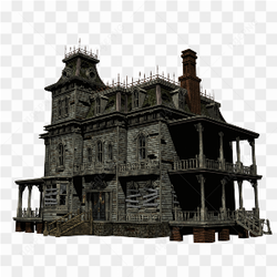 Maison hante en bois