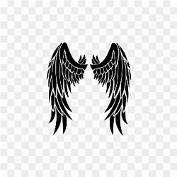 Black angel wing 
