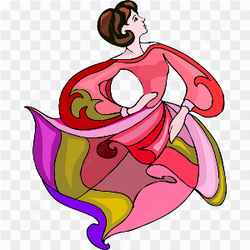 Colorful dress pic