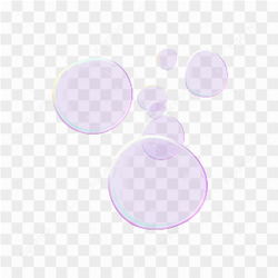 Gelembung air warna warni