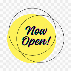 Tulisan open now 