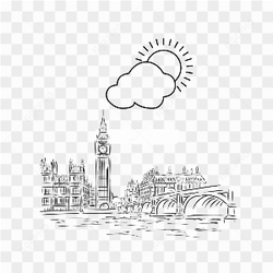 Sketsa london siang