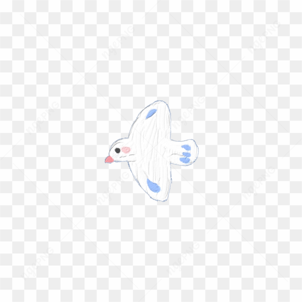 Cute bird sticker