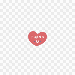Thank you sticker