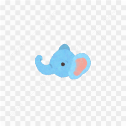 Very cute elephant sticker