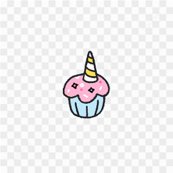 Party cupcake sticker