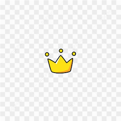 Cute crown sticker