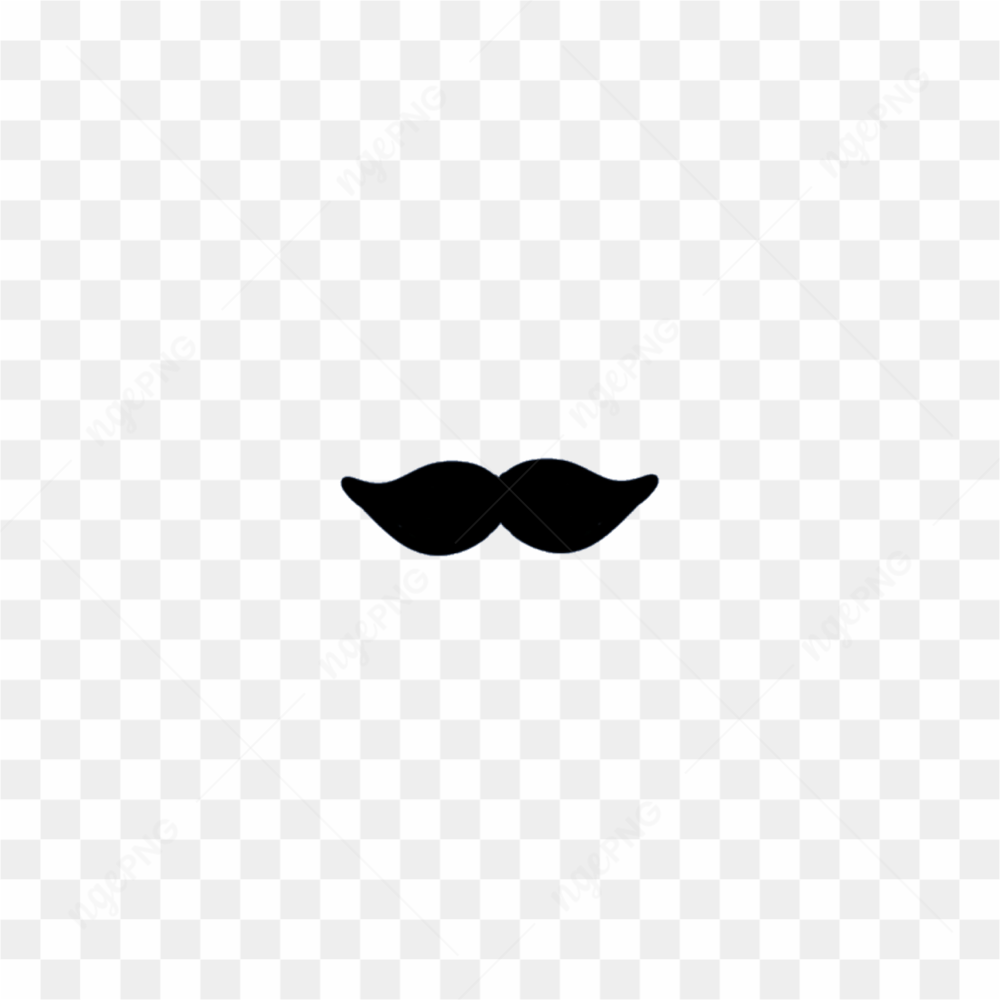 Pretty moustache sticker