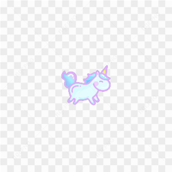 Cute unicorn sticker