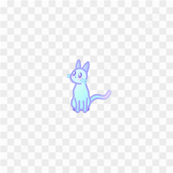 Cute cat sticker