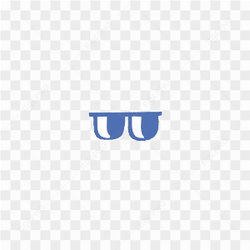 Pretty glasses sticker