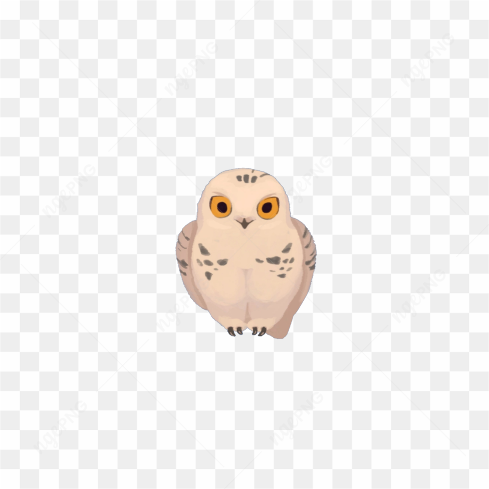 Cute owl sticker