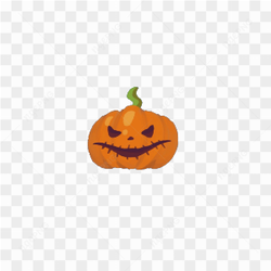 Halloween pumpkin sticker