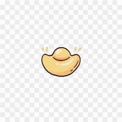 Straw hat sticker