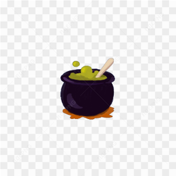 Witch's cauldron sticker