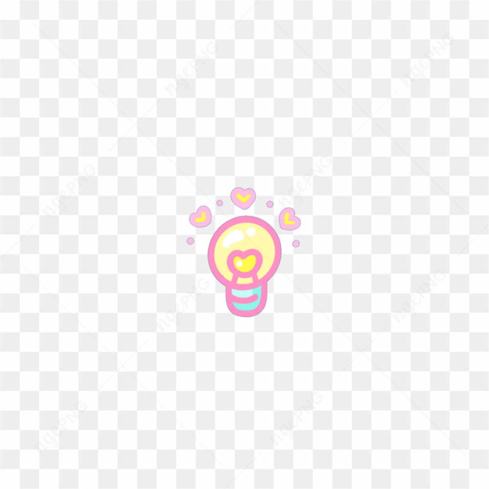 Cute lamp sticker