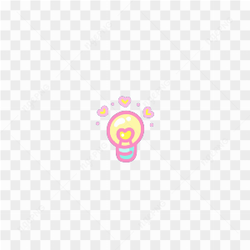 Cute lamp sticker