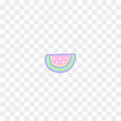 Colorful watermelon sticker