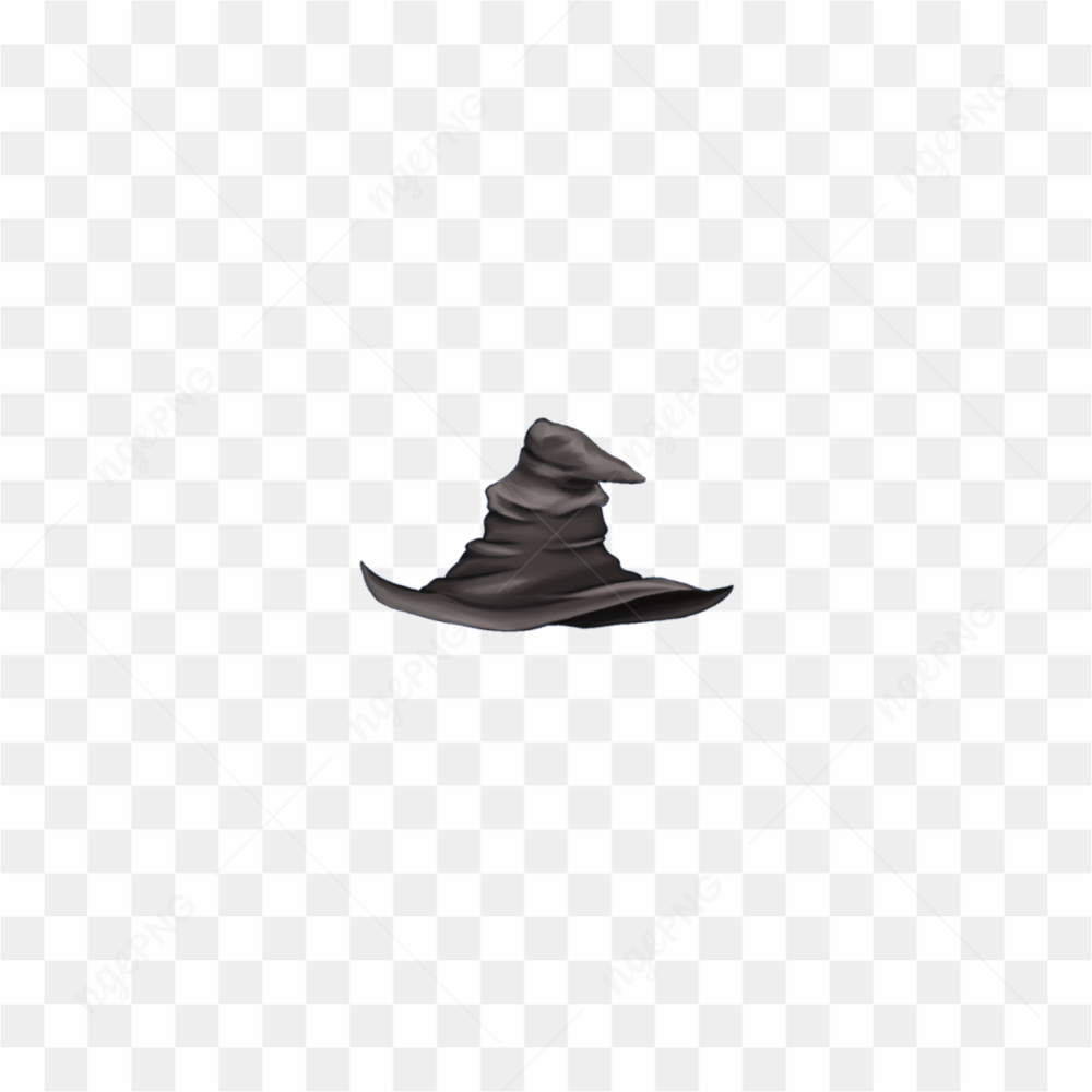 Witch's hat sticker