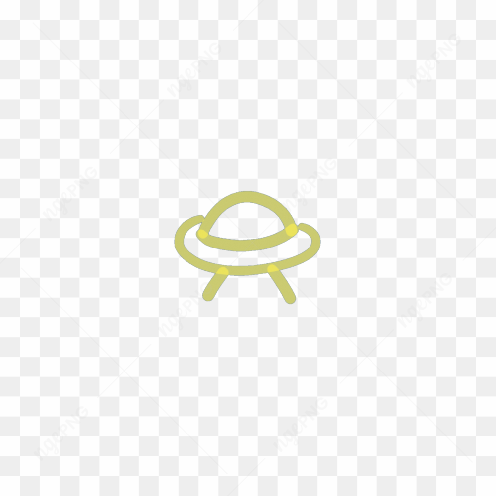 UFO ship sticker