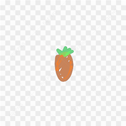 Cute carrot sticker