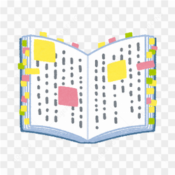 Book marked for easy learning
