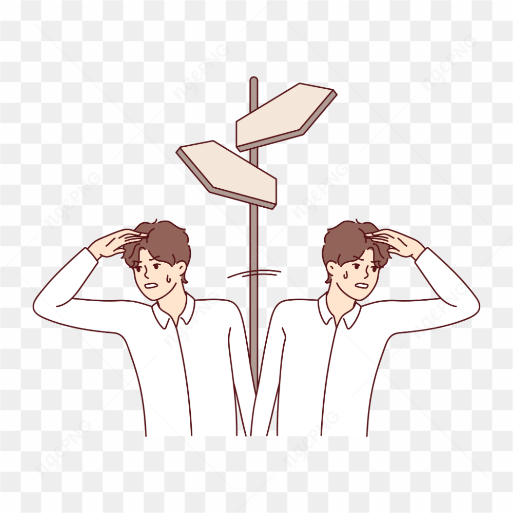 Graphical Image of two people